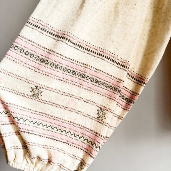 Lucky Brand Embroidered Long Sleeve Boho Top L - Picture 5 of 7